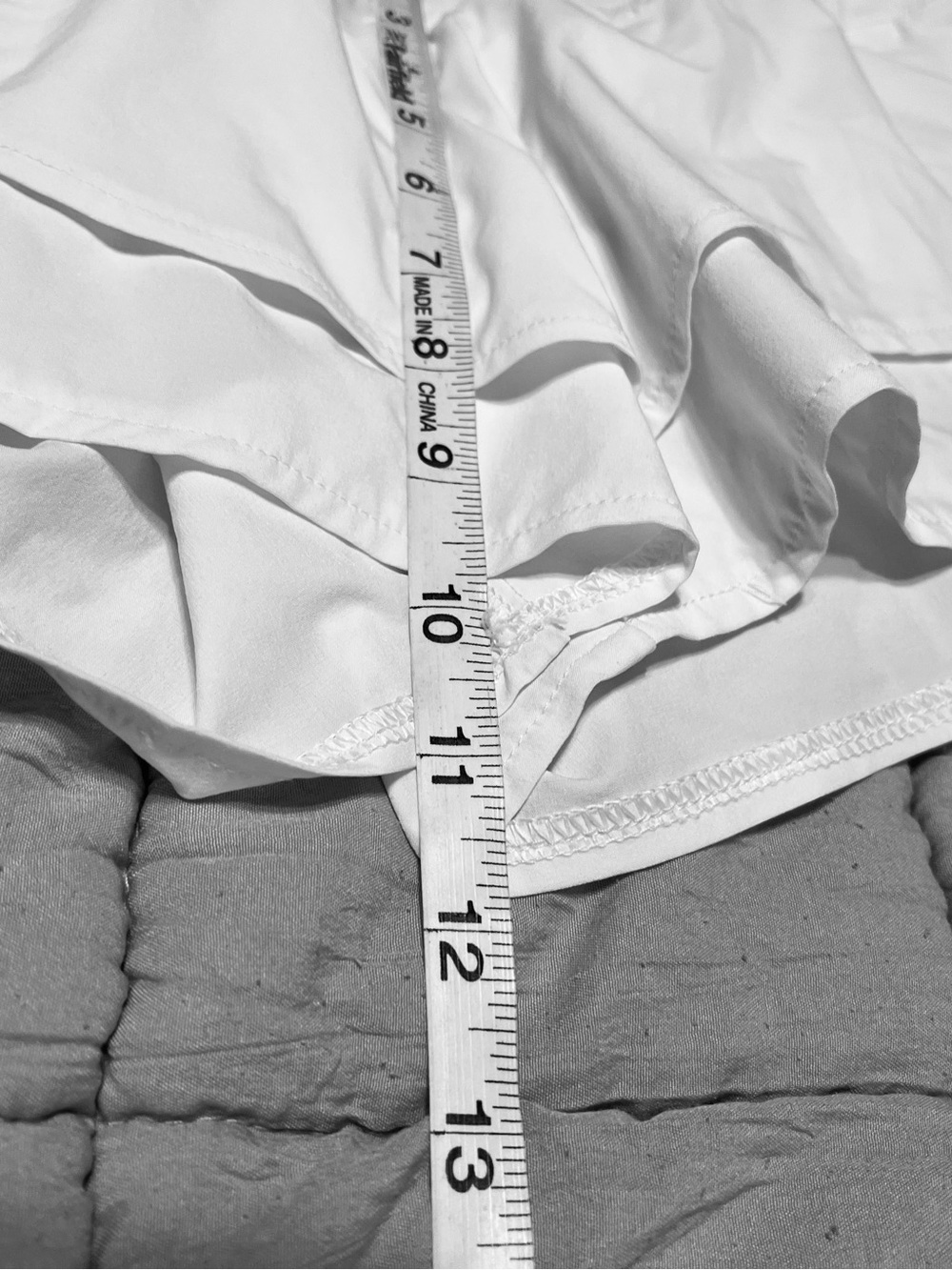 CALIA by Carrie Underwood White Layered Ruffle Skort - Picture 5 of 5